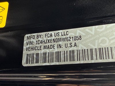 2021 Jeep Wrangler Unlimited Sahara Altitude 4x4