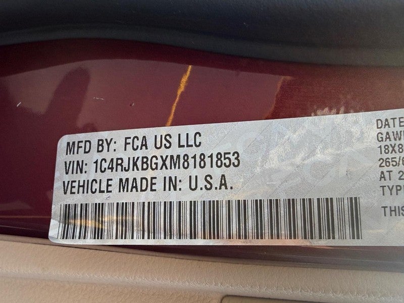 2021 Jeep Grand Cherokee L Limited 4x4