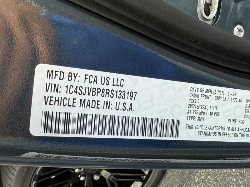 2024 Jeep Wagoneer Series II Carbide 4x4