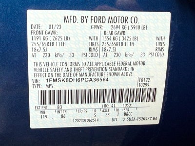2023 Ford Explorer XLT 4WD
