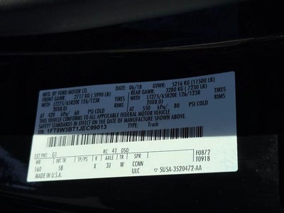 2018 Ford Super Duty F-350 SRW LARIAT 4WD Crew Cab 6.75' Box