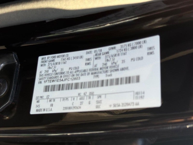 2018 Ford F-150 XLT 4WD SuperCrew 5.5' Box