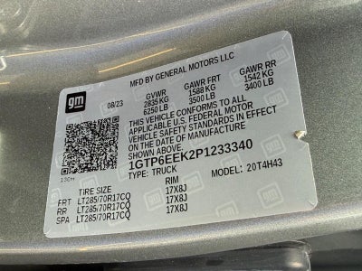 2023 GMC Canyon 4WD Crew Cab AT4X