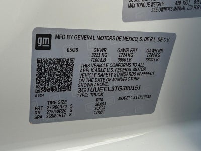 2026 GMC Sierra 1500 4WD Crew Cab 157" AT4