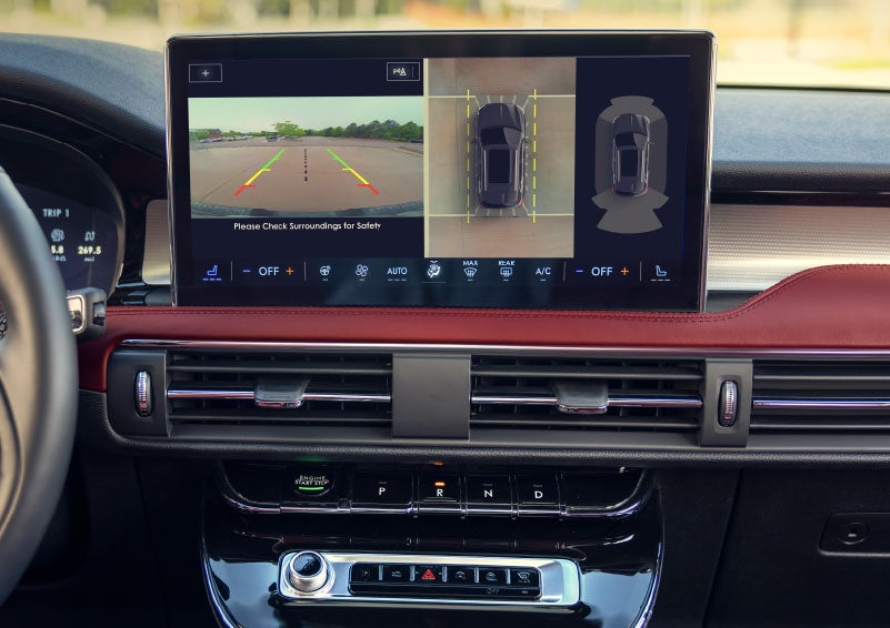 The large center touchscreen of a 2024 Lincoln Corsair® SUV is shown. | Uptown Lincoln in Wauwatosa WI