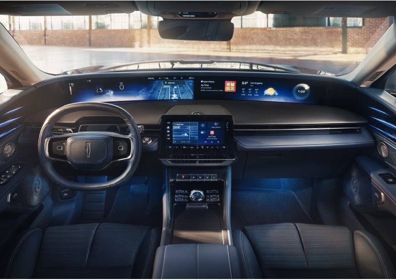 The panoramic display is shown in a 2026 Lincoln Nautilus® SUV. | Uptown Lincoln in Wauwatosa WI